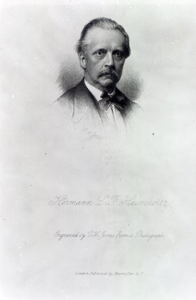Hermann von Helmholtz，由CH Jeens雕刻 作者 德国学校