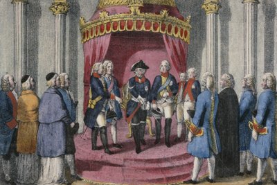 1741年11月7日西里西亚庄园的敬意 作者 德国学校