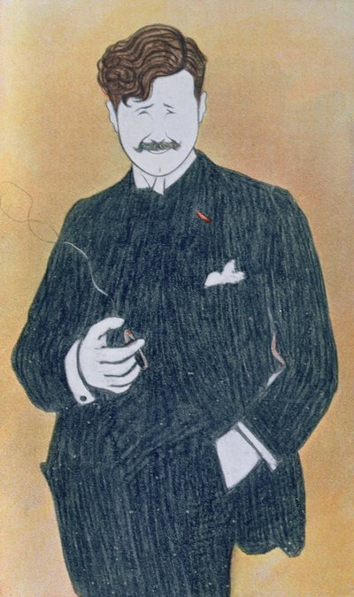 乘火车去度蜜月，1908年 作者 德国学校