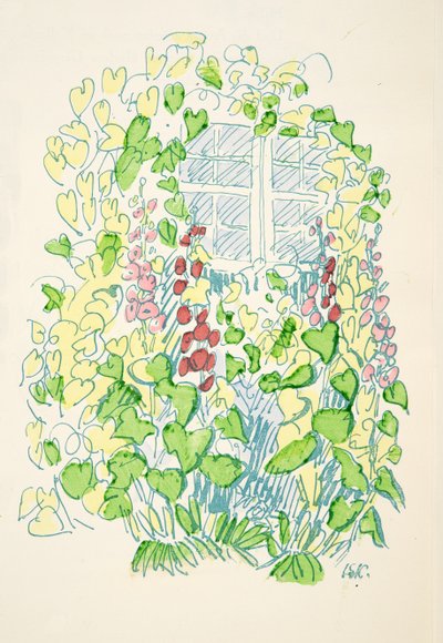 插图来自 Styl，pub.1922（pochoir 打印） 作者 德国学校