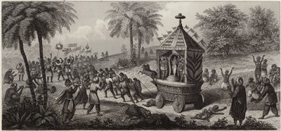 Indian procession (engraving) 作者 德国学校