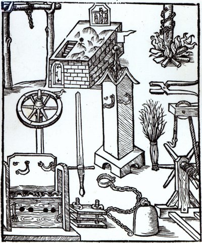 执行，惩罚和酷刑文书，来自Bamberger Halsgericht的插图，1507 作者 德国学校