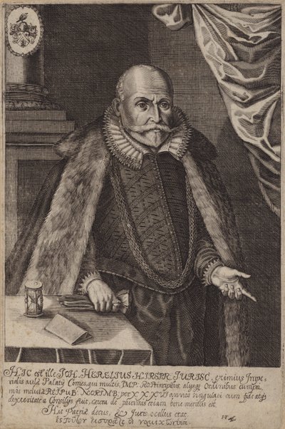 Johann Herel，德国法学家（版画） 作者 德国学校
