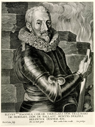 Johann Tserklaes Tilly伯爵 作者 德国学校