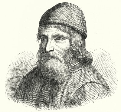 Johannes Trithemius，德国本笃会修道院院长和多面手（雕版画 作者 德国学校
