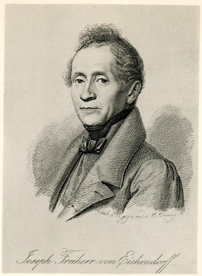 Joseph Freiherr von Eichendorff，1884-90（照片型） 作者 德国学校