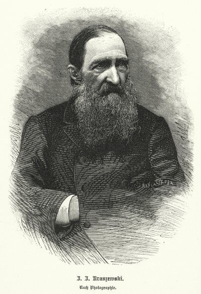 Jozef Ignacy Kraszewski，波兰历史学家和小说家（石版画） 作者 德国学校