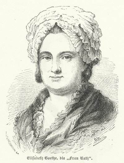 Katharina Elisabeth Goethe，德国作家约翰·沃尔夫冈·歌德的母亲 作者 德国学校