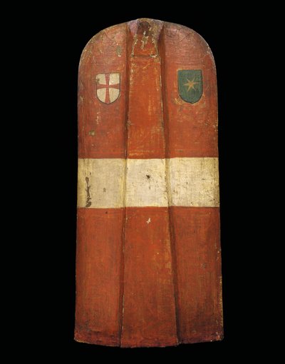 克劳森·帕维斯（Klausen pavise），南蒂罗尔，15世纪中叶（木） 作者 德国学校