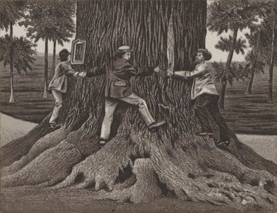 Korner Eiche zu Dallwitz (litho) 作者 德国学校