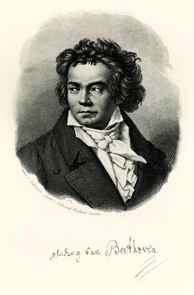 Ludwig van Beethoven，1884-90 作者 德国学校