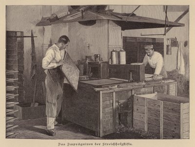 制造火柴（雕刻） 作者 德国学校