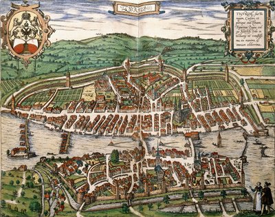 苏黎世地图，1575年 作者 德国学校