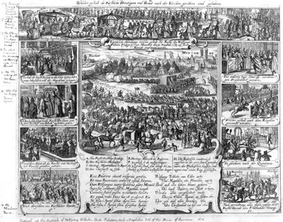 1613年，沃尔夫冈·威廉（Wolfgang Wilhelm），诺伊堡伯爵（Palatine）和巴伐利亚州马格德琳（Magdelene）的婚礼庆祝活动 作者 德国学校