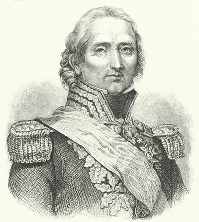 法国士兵 Nicolas Soult 元帅 (雕刻) 作者 German School