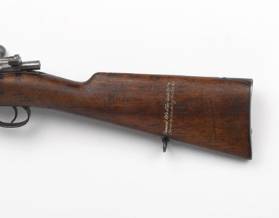 毛瑟 M1896 7.92 毫米螺栓动作步枪 1896 年，由 Louis Botha 将军使用 作者 German School