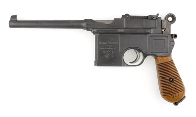 毛瑟1896型7.63毫米自动装弹手枪 作者 德国学校