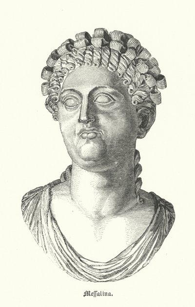 Messalina，罗马皇帝克劳狄斯的第三任妻子（雕刻） 作者 德国学校