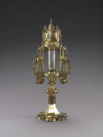 与圣塞巴斯蒂安遗物Monstrance，1484年 作者 德国学校