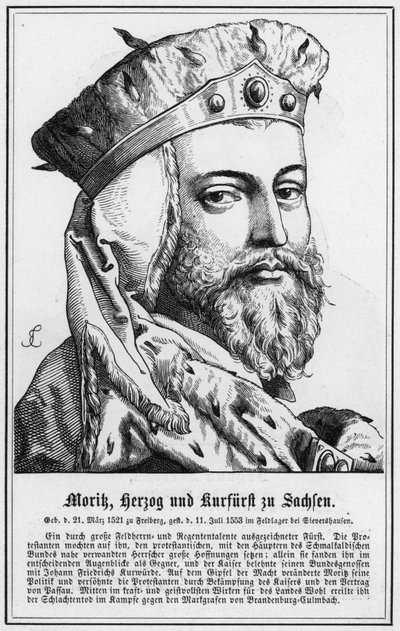 Morik, Herzog und Kurfurst zu Sachsen (engraving) 作者 德国学校