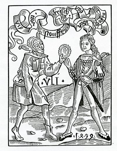 nev fassions和disgised Garmentes，来自Alexander Barclay的英文翻译“The Ship of Fools”，摘自1874年出版的版本 作者 德国学校