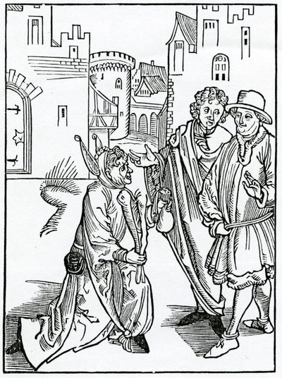 pouertye的蔑视和蔑视，来自Alexander Barclay的英文翻译“愚人船”，摘自1874年出版的版本 作者 德国学校