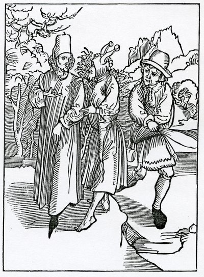 其中有关于unkyndnes和folys的信息，可以从亚历山大·巴克莱（Alexander Barclay）的“愚人之船”（The Ship of Fools）的英文翻译中看到，这是1874年出版的一本 作者 德国学校