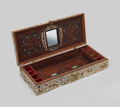 彩绘象牙婚姻棺材，1600-99年 作者 德国学校