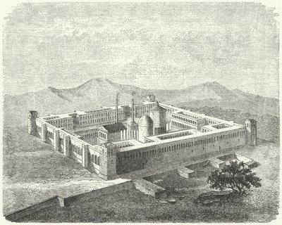 位于罗马达尔马提亚省首府萨洛纳的戴克里先宫（雕刻） 作者 德国学校