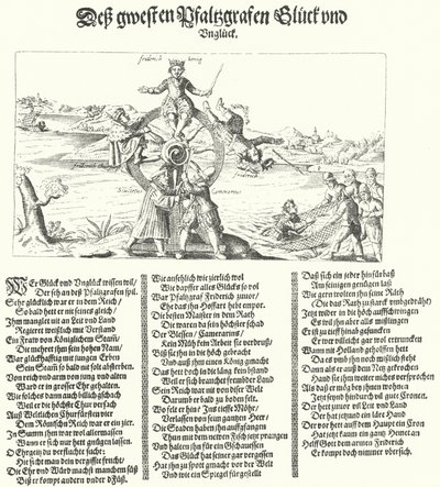 小册子嘲笑冬季国王，波希米亚的弗雷德里克一世，1621年 作者 德国学校