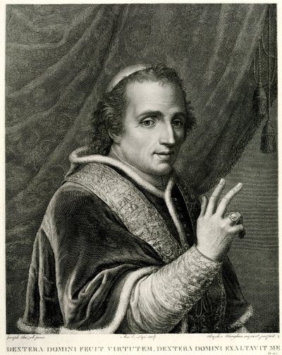 Papst Pius VII。 作者 德国学校