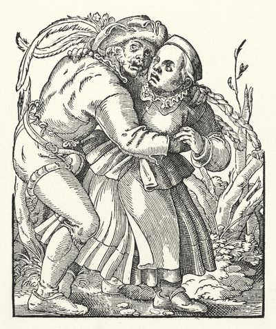 农民跳舞（雕版画 作者 德国学校