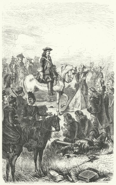 Peter the Great of Russia at the Battle of Poltava 作者 德国学校