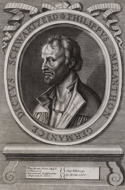 Philipp Melanchthon，新教改革的德国神学家 作者 德国学校