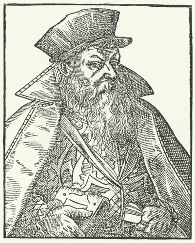 Philipp Nicodemus Frischlin，德国剧作家（雕刻）。 作者 德国学校