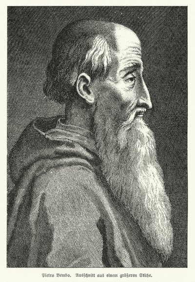 Pietro Bembo, Italian scholar, poet, cardinal and member of the Knights Hospitaller (litho) 作者 德国学校