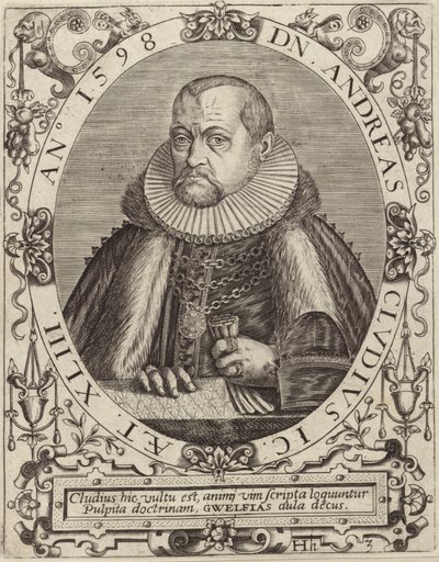 Andreas Cludius的肖像 作者 德国学校