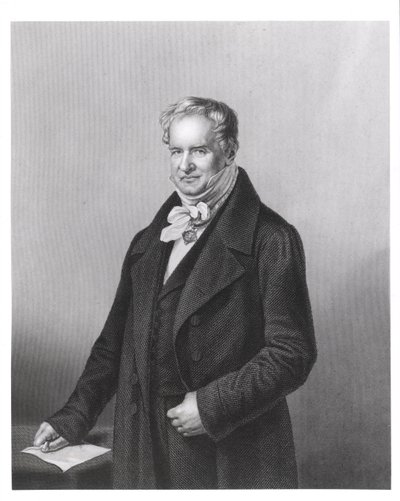 男爵Alexander von Humboldt的肖像（1769-1859） 作者 德国学校