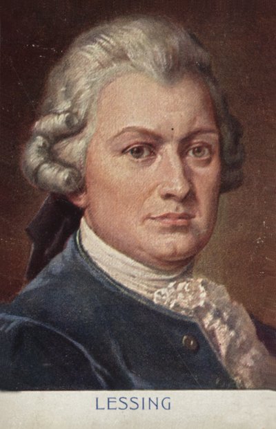 Gotthold Ephraim Lessing画象 作者 德国学校