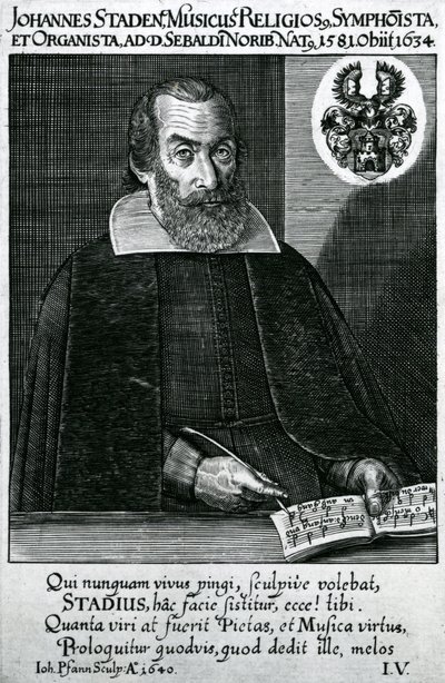 约翰-斯塔登（1581-1634）的画像 作者 德国学校