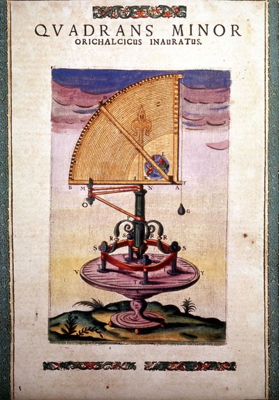第谷布拉赫 (1546 - 1601), Wandsbeck 将方位象限黄道带入“机械机构天文学” 作者 德国学校