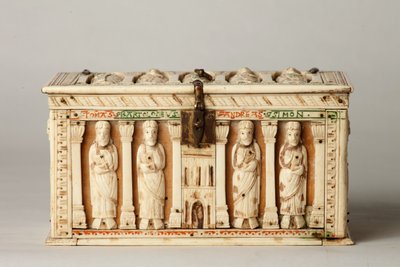 灵柩，德国科隆，约1150年（木质和象牙）。 作者 德国学校
