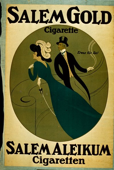Salem Gold Cigarette Ad 作者 德国学校