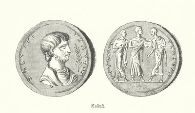 Sallust, Roman historian and politician (engraving) 作者 德国学校