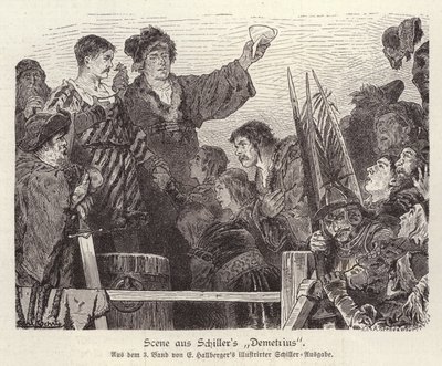 Scene from Friedrich Schiller