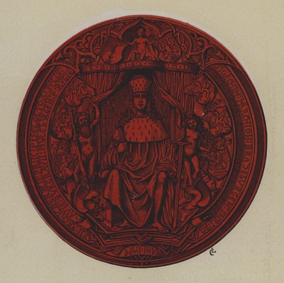 勃兰登堡选帝侯约阿希姆一世和约阿希姆二世的印章(彩色平印) 作者 德国学校