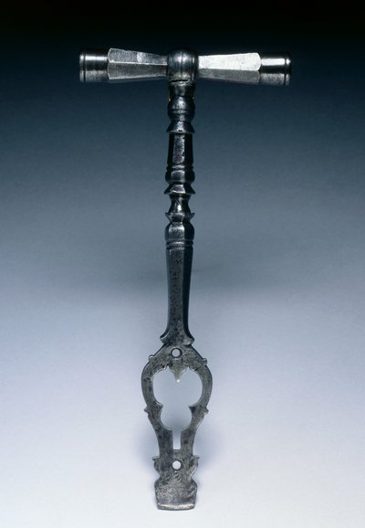 轮锁枪的扳手，约1600-25（钢） 作者 德国学校