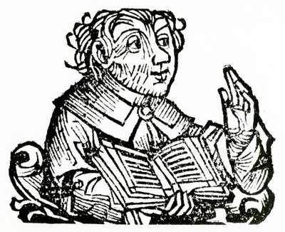圣Alchimus，来自Hartmann Schedel的“Liber Chronicarum”（1440-1514） 作者 德国学校