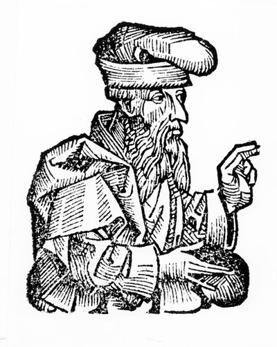 St.Pogius，来自Hartmann Schedel的“Liber Chronicarum”（1440-1514）1493 作者 德国学校