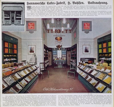 1910年在科隆的Bahlsen商店 作者 德国学校
